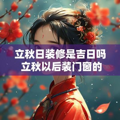 立秋日装修是吉日吗 立秋以后装门窗的吉日