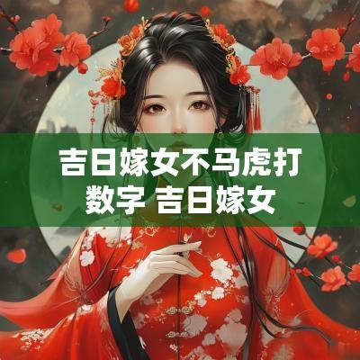吉日嫁女不马虎打数字 吉日嫁女