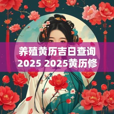 养殖黄历吉日查询2025 2025黄历修造吉日查询