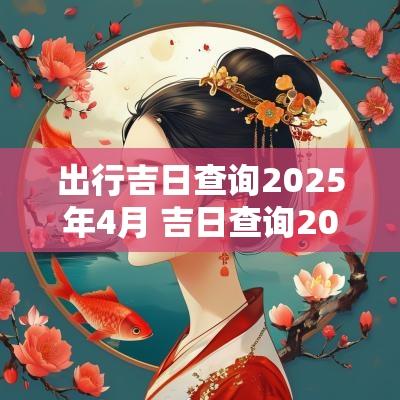 出行吉日查询2025年4月 吉日查询2025年4月出行吉日