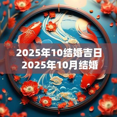 2025年10结婚吉日 2025年10月结婚吉日