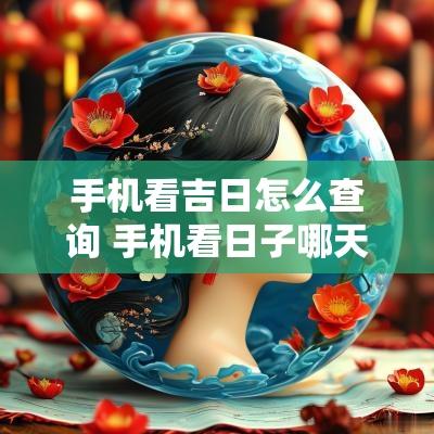 手机看吉日怎么查询 手机看日子哪天好怎么看