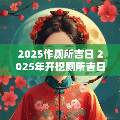 2025作厕所吉日 2025年开挖厕所吉日