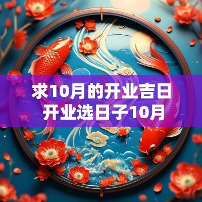 求10月的开业吉日 开业选日子10月