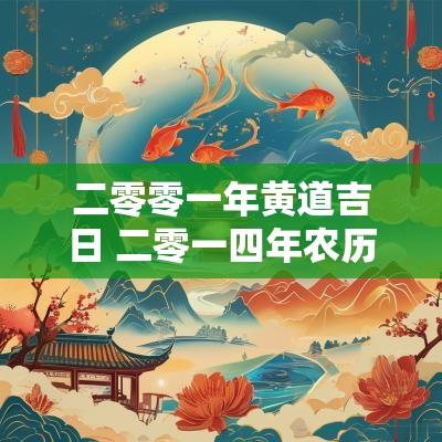 二零零一年黄道吉日 二零一四年农历七月黄道吉日