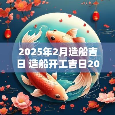 2025年2月造船吉日 造船开工吉日2025年