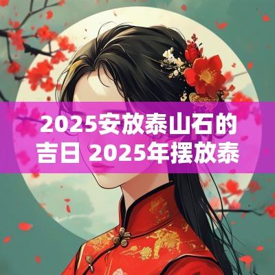 2025安放泰山石的吉日 2025年摆放泰山石吉日
