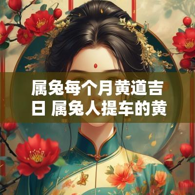 属兔每个月黄道吉日 属兔人提车的黄道吉日