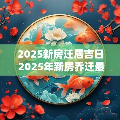 2025新房迁居吉日 2025年新房乔迁最佳吉日