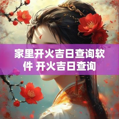 家里开火吉日查询软件 开火吉日查询