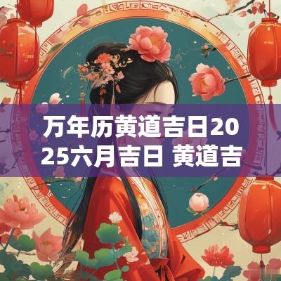 万年历黄道吉日2025六月吉日 黄道吉日查询2025年六月吉日