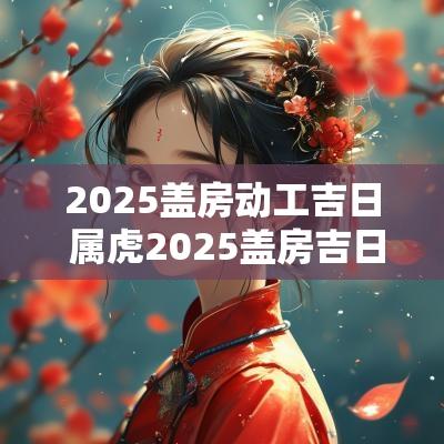 2025盖房动工吉日 属虎2025盖房吉日