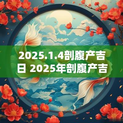 2025.1.4剖腹产吉日 2025年剖腹产吉日1月28号出生