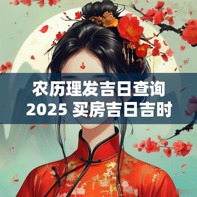 农历理发吉日查询2025 买房吉日吉时查询2025