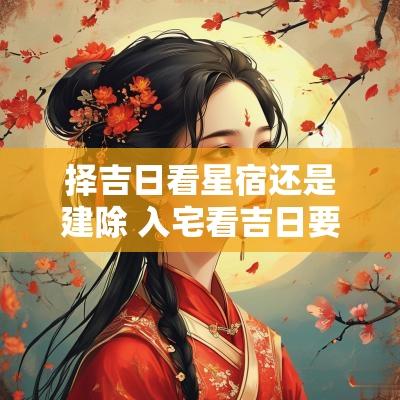 择吉日看星宿还是建除 入宅看吉日要看星宿吗
