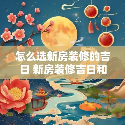 怎么选新房装修的吉日 新房装修吉日和属相有关吗
