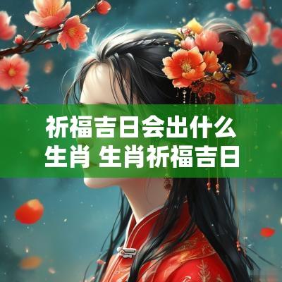 祈福吉日会出什么生肖 生肖祈福吉日查询表
