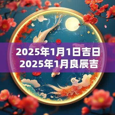 2025年1月1日吉日 2025年1月良辰吉日