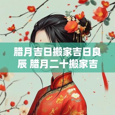 腊月吉日搬家吉日良辰 腊月二十搬家吉日一览表