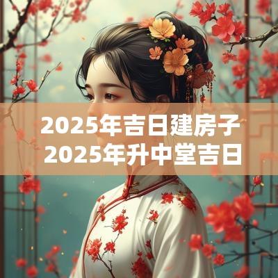 2025年吉日建房子 2025年升中堂吉日