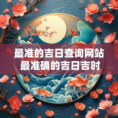 最准的吉日查询网站 最准确的吉日吉时