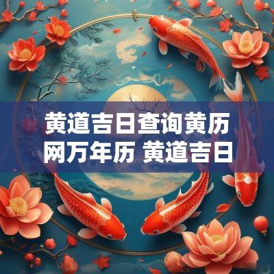 黄道吉日查询黄历网万年历 黄道吉日查询网