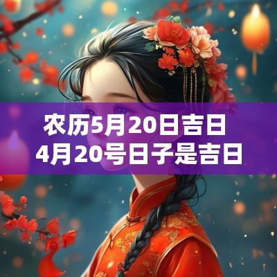 农历5月20日吉日 4月20号日子是吉日吗