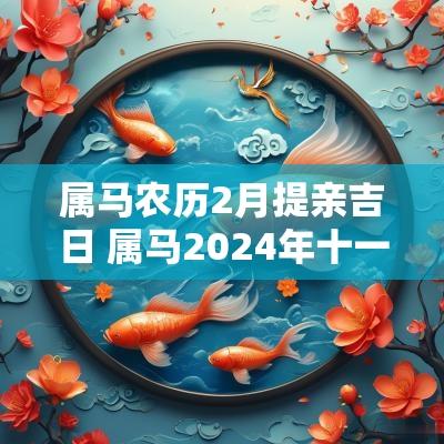 属马农历2月提亲吉日 属马2025年十一月订婚吉日