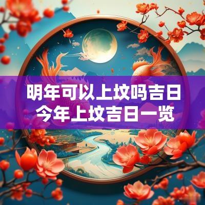 明年可以上坟吗吉日 今年上坟吉日一览表