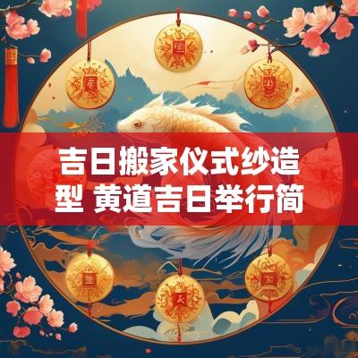 吉日搬家仪式纱造型 黄道吉日举行简单搬家仪式