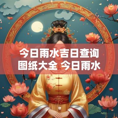 今日雨水吉日查询图纸大全 今日雨水预报查询