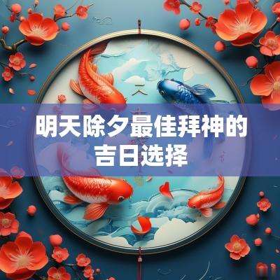 明天除夕最佳拜神的吉日选择