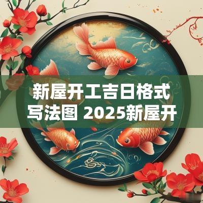 新屋开工吉日格式写法图 2025新屋开工吉日