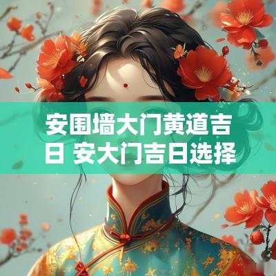 安围墙大门黄道吉日 安大门吉日选择方法