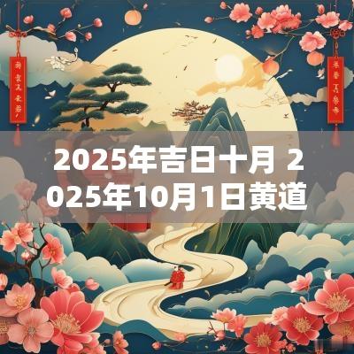 2025年吉日十月 2025年10月1日黄道吉日