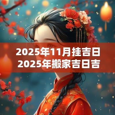 2025年11月挂吉日 2025年搬家吉日吉时