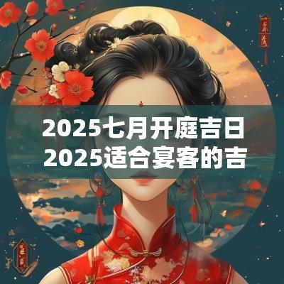 2025七月开庭吉日 2025适合宴客的吉日查询