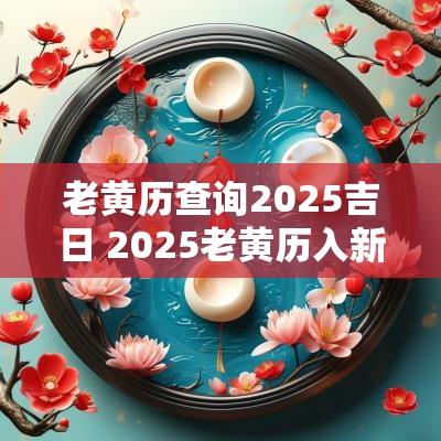 老黄历查询2025吉日 2025老黄历入新房吉日