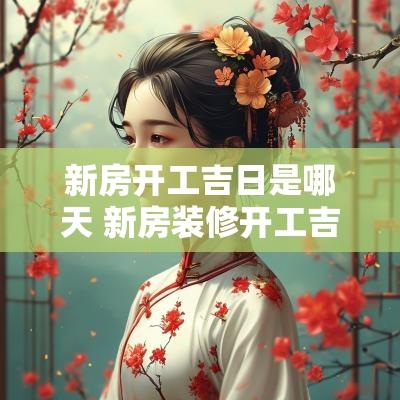 新房开工吉日是哪天 新房装修开工吉日时辰2025年