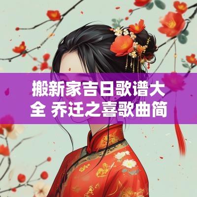搬新家吉日歌谱大全 乔迁之喜歌曲简谱