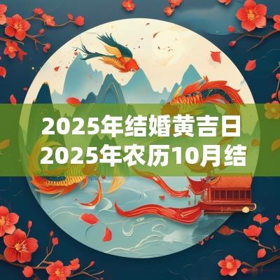 2025年结婚黄吉日 2025年农历10月结婚上等吉日