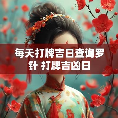 每天打牌吉日查询罗针 打牌吉凶日