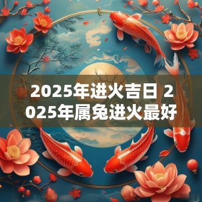 2025年进火吉日 2025年属兔进火最好吉日