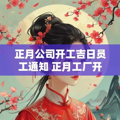 正月公司开工吉日员工通知 正月工厂开工吉日查询