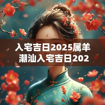 入宅吉日2025属羊 潮汕入宅吉日2025