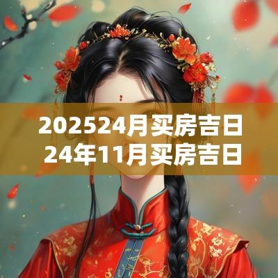202524月买房吉日 24年11月买房吉日