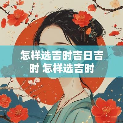怎样选吉时吉日吉时 怎样选吉时