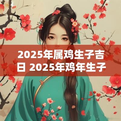 2025年属鸡生子吉日 2025年鸡年生子吉日
