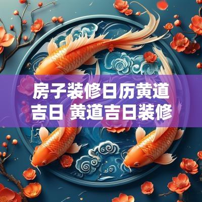 房子装修日历黄道吉日 黄道吉日装修动土查询