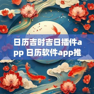 日历吉时吉日插件app 日历软件app推荐黄历